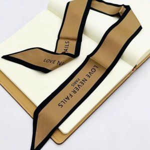 silky twilly scarves a bundle of 3 colors "Love Never Fails"